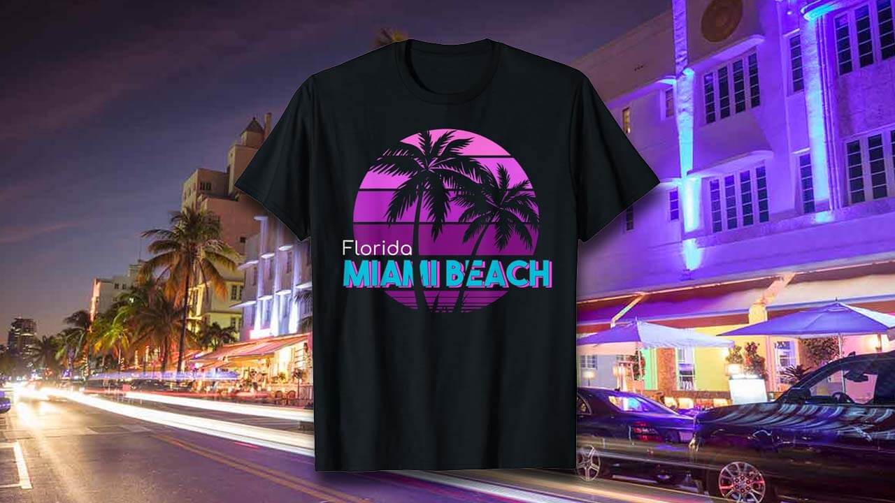 Camiseta de Viagem Miami