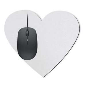 Mouse Pad Coração para Sublimação- Kit com 6 Unidades