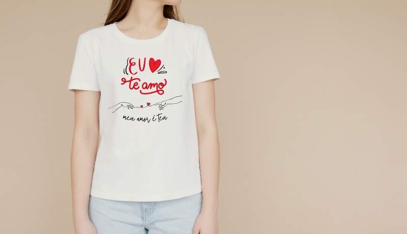 Camiseta para o Dia dos Namorados