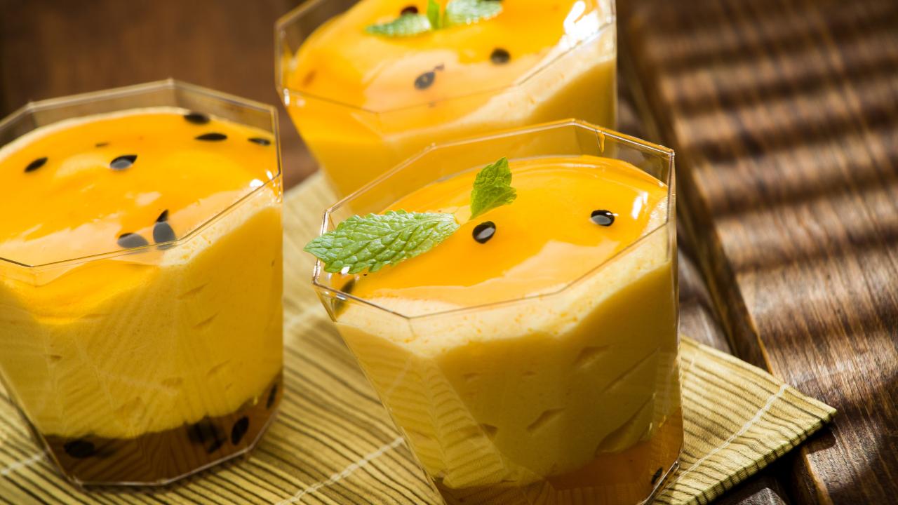 Mousse de Maracujá Simples e Barato