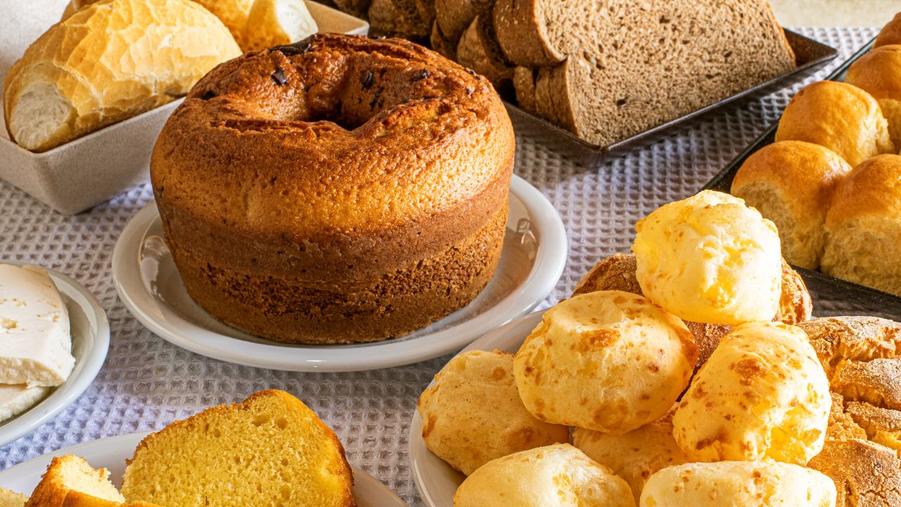 Receita de Bolo de Pão de Queijo