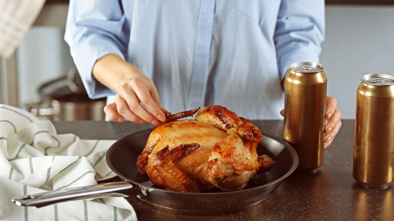 Frango Assado com Cerveja