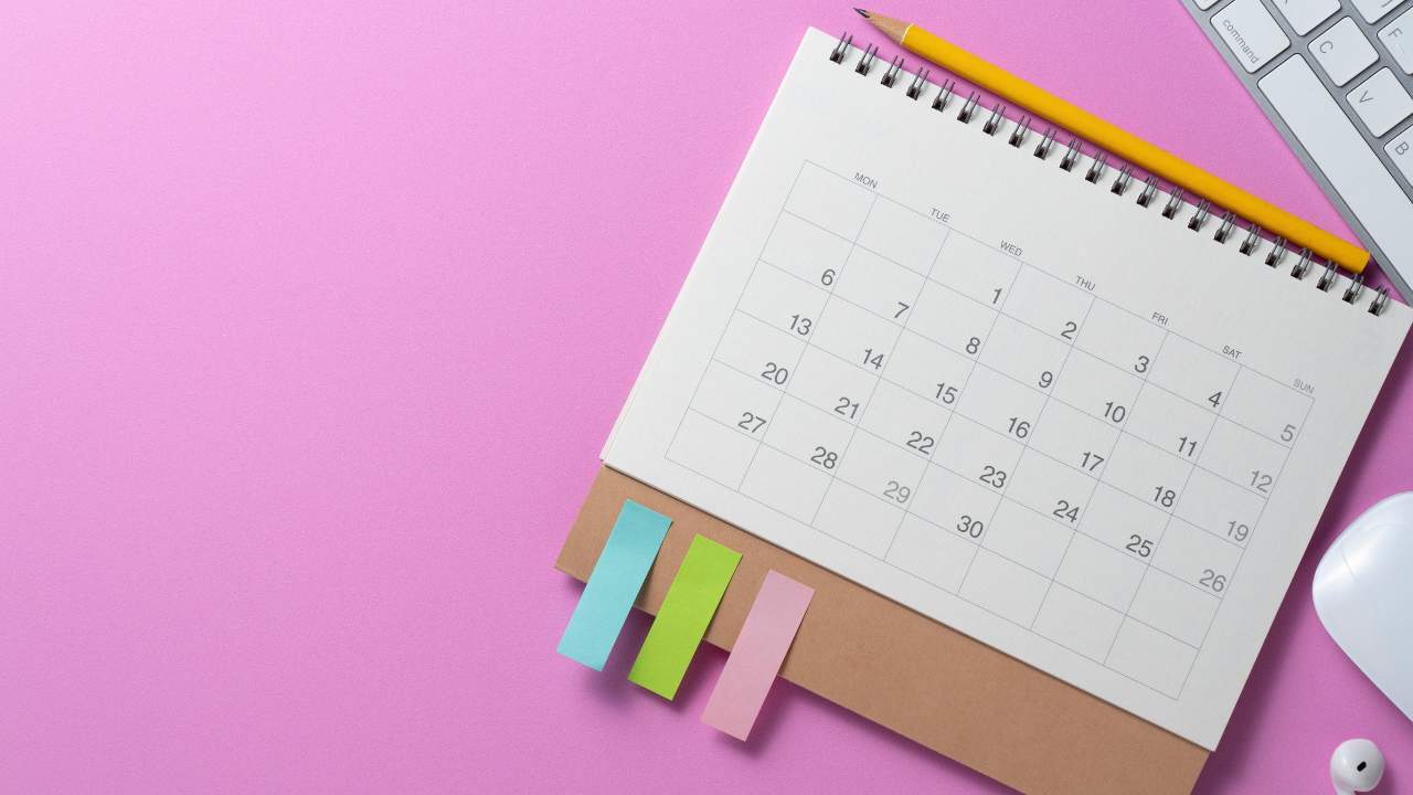 Calendário personalizado para presente