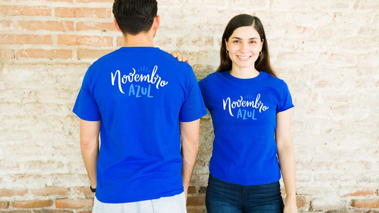 Camiseta do Novembro Azul