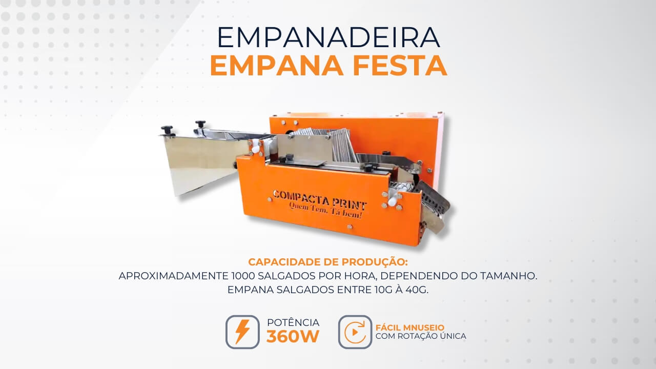 Máquina de Fazer Salgados Empanadeira Empana Festa