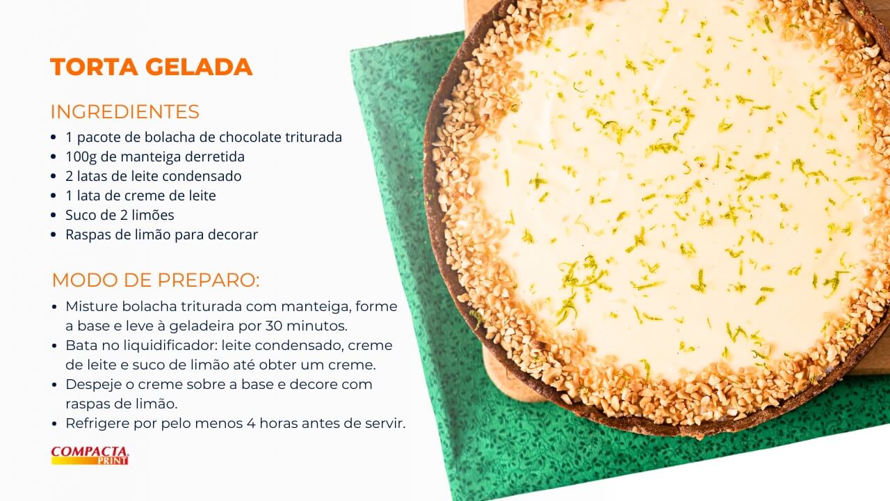 Sobremesa para ceia de Natal - Torta gelada 