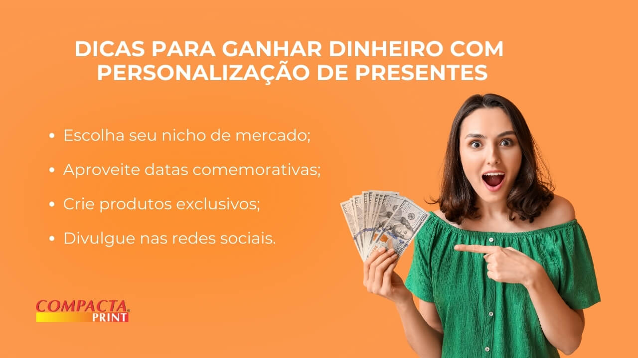 Dicas para ganhar dinheiro com personalização de presentes