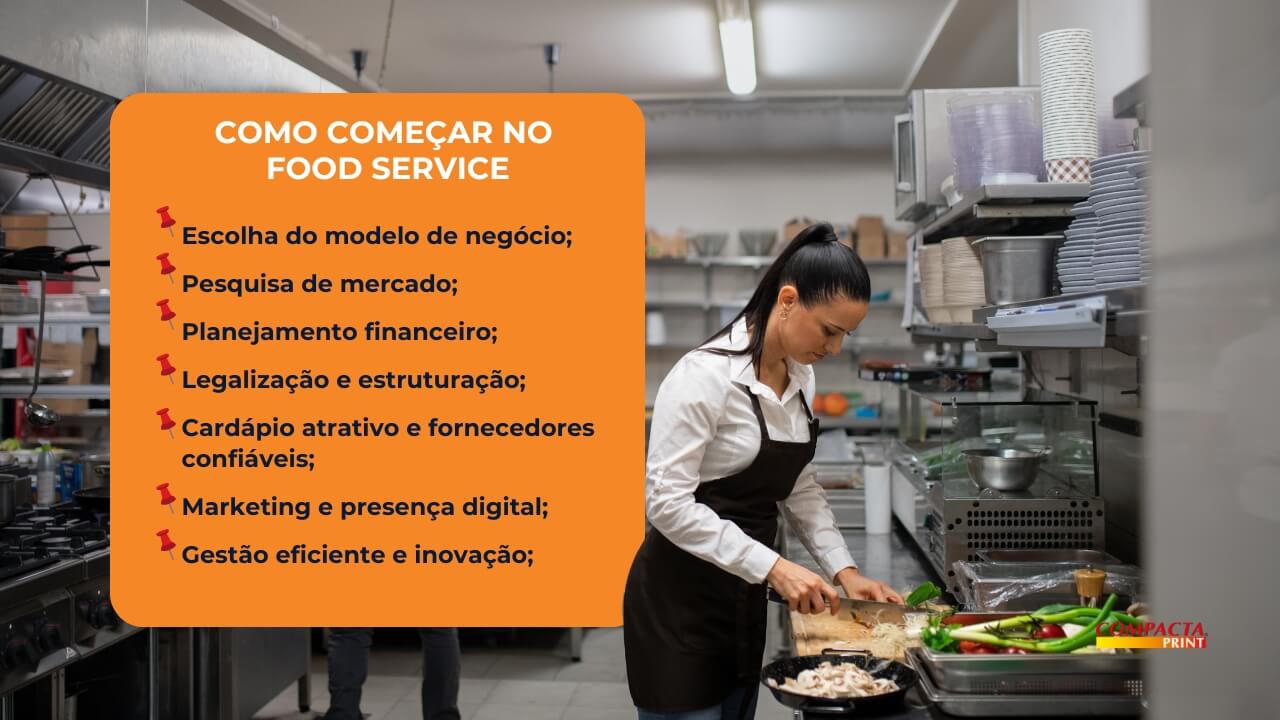 Como Começar no Food Service