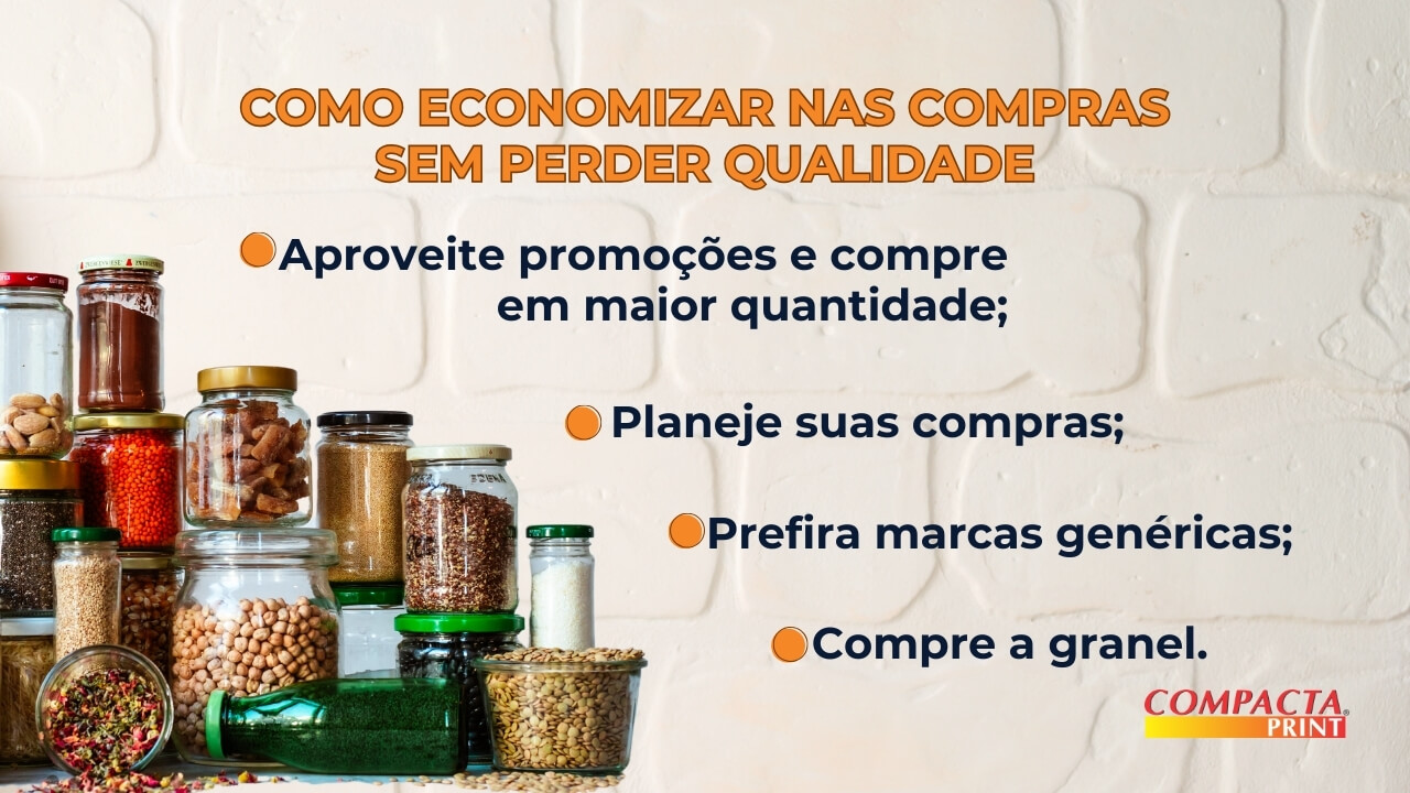 Como economizar nas compras sem perder qualidade