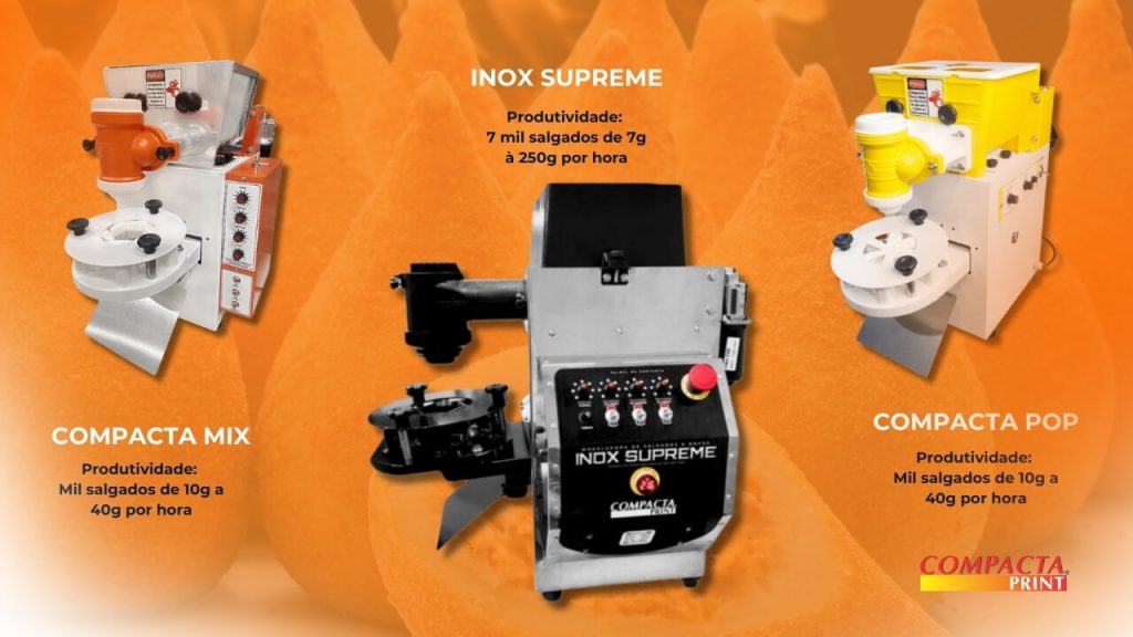 Vantagens da modeladora de salgados Compacta Print