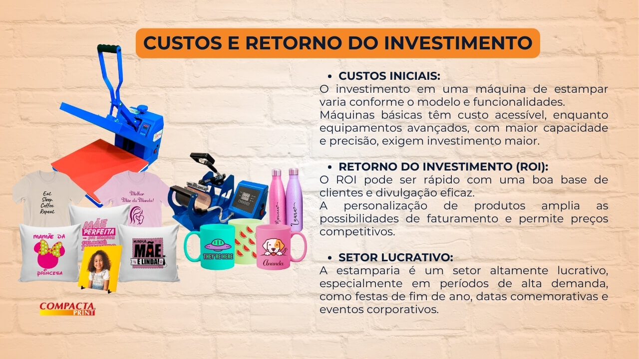 Custos e Retorno do Investimento