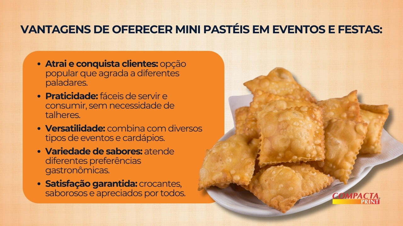 Vantagens de Oferecer Mini Pastéis em Eventos e Festas