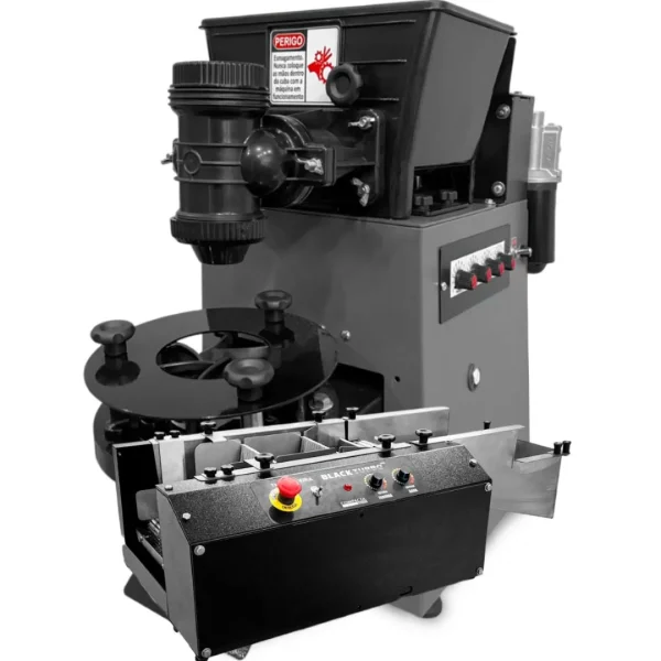 Máquina de Fazer Salgados Compacta Pop 4.0 + Empanadeira de Salgados Black Turbo 250G