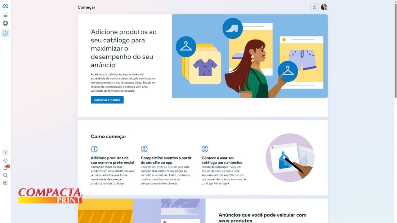 Configure o Gerenciador de Comércio