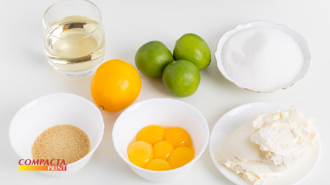 Ingredientes para a Torta Mousse de Limão Fácil