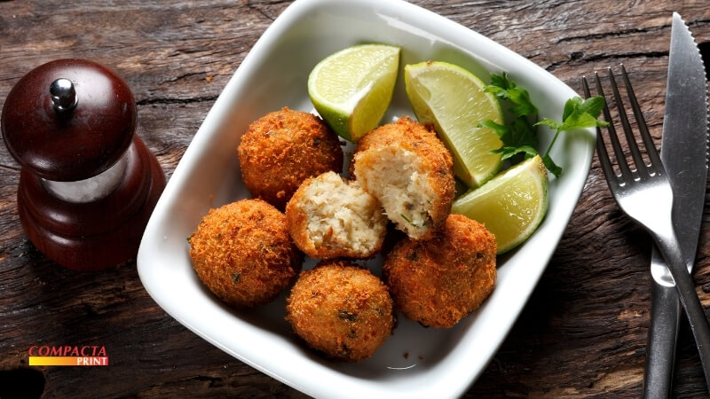Receita Bolinho de Bacalhau