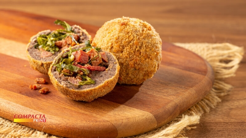 Bolinho de Feijoada para vender uma oportunidade de negócio