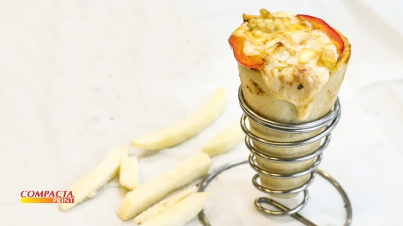 Como rechear e assar a Pizza Cone