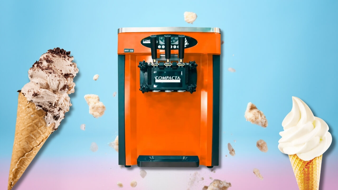 Soft Mix Compacta Print A Melhor Máquina de Sorvete Expresso