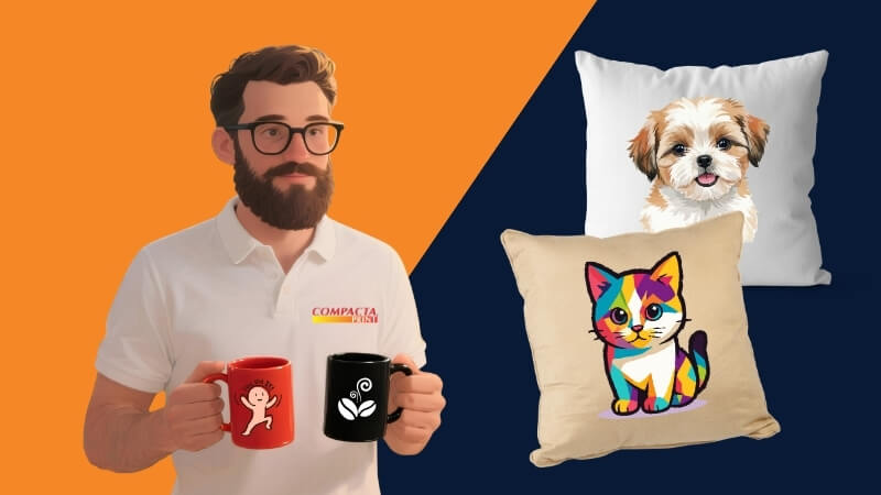 Exemplos de produtos e aplicações em cada técnica