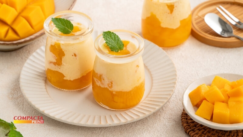 Quando servir o mousse de manga