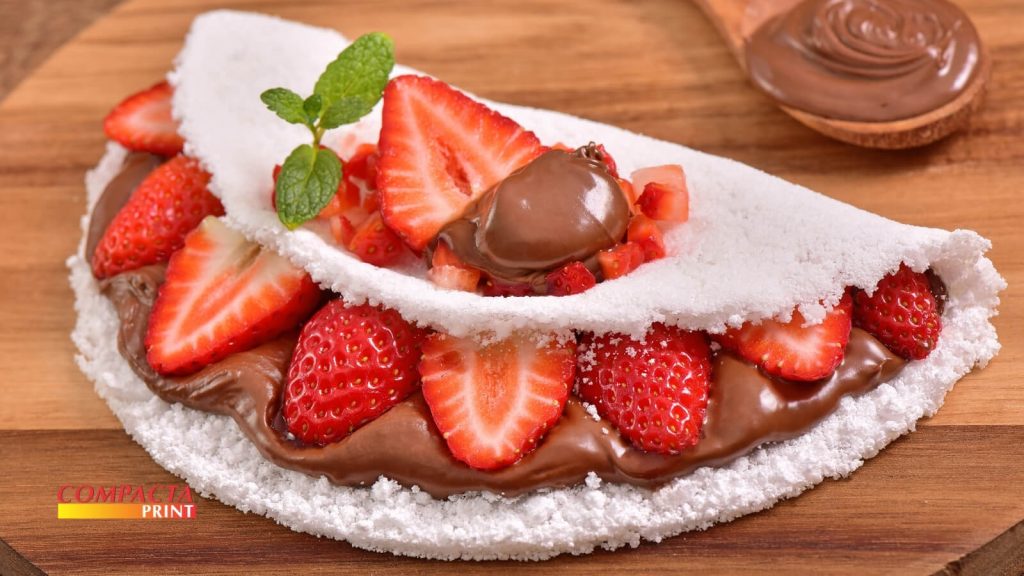 Tapioca com doce de leite uma versão irresistível