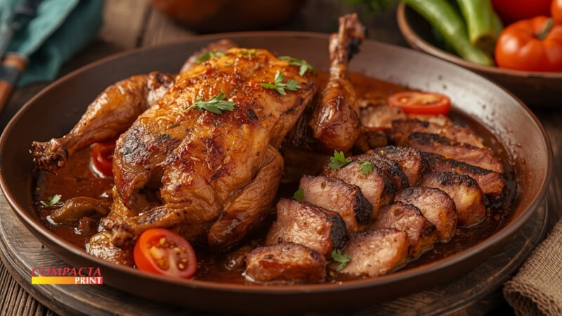 Truques para equilibrar os sabores do galo e pé de porco