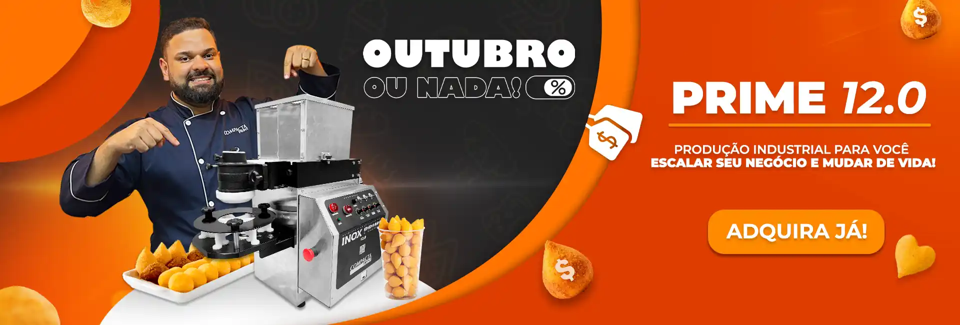 banners chris com inox prime 12.0 outubro ou nada