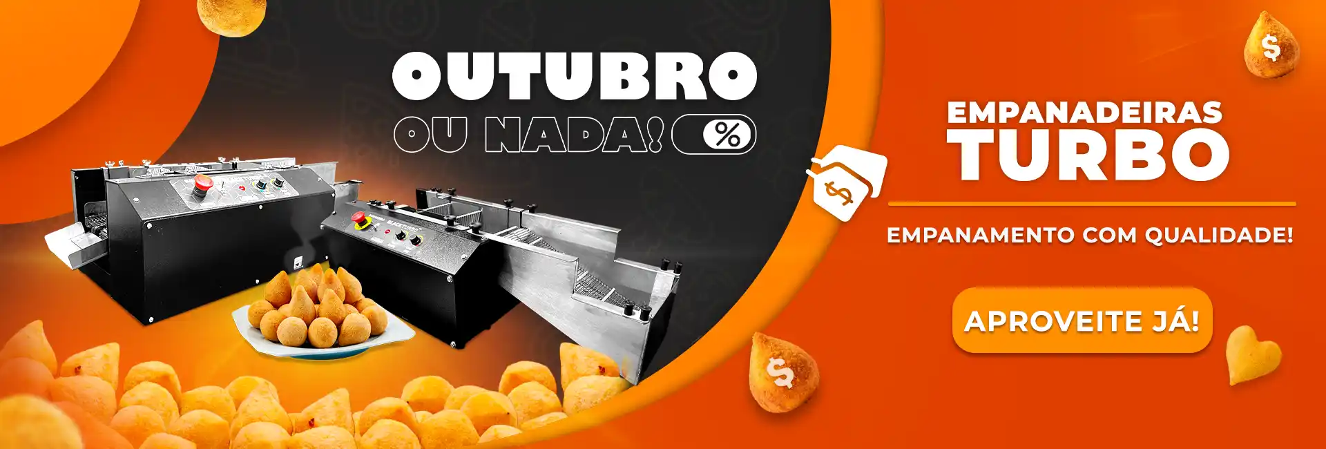 banner empanadeiras turbo outubro ou nada