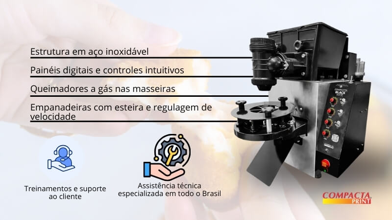 Diferenciais das máquinas Compacta Print
