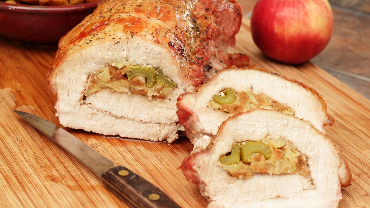 Lombo Recheado Receita Tradicional para o Natal e Fim de Ano