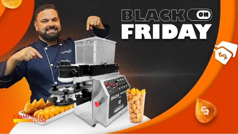 Por que investir em máquinas de salgados na Black Friday