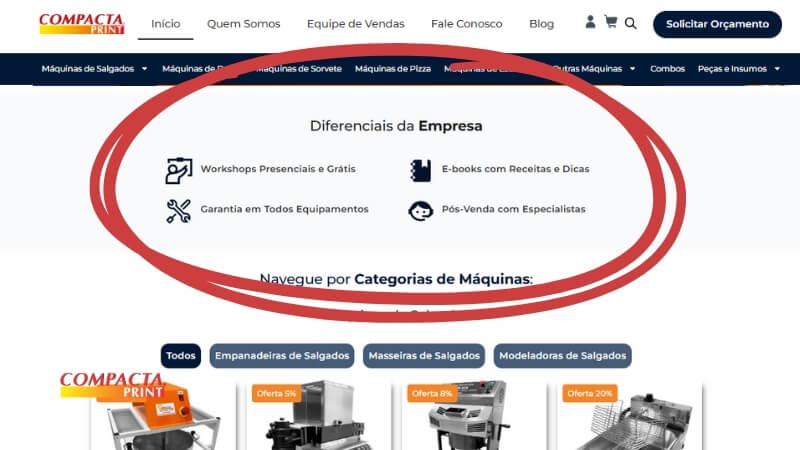 Assistência técnica, suporte e treinamento diferenciados