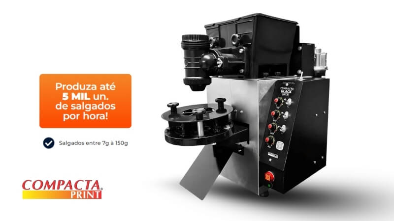 Modeladora Black Mix formatos variados com alta produtividade