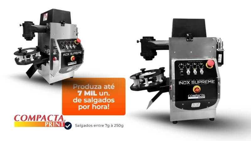 Modeladora Inox Supreme para produção em escala mais profissional