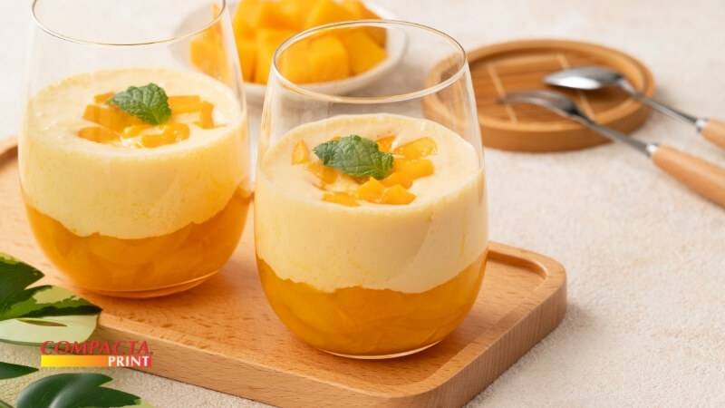 Mousse de Manga no Pote