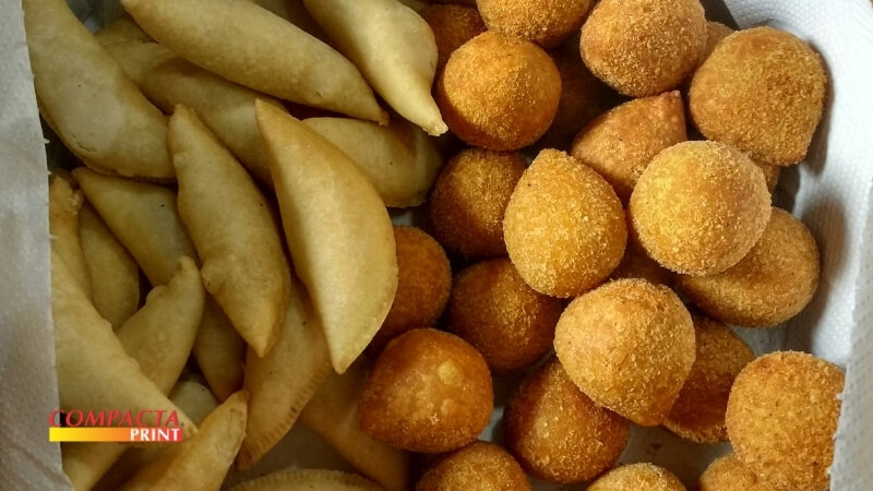 Diferença de tamanho, peso e recheio