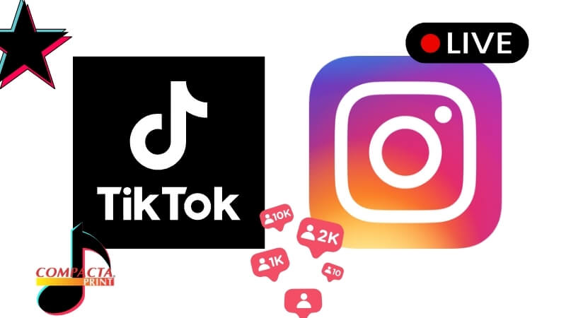 Instagram e TikTok como vitrines de venda
