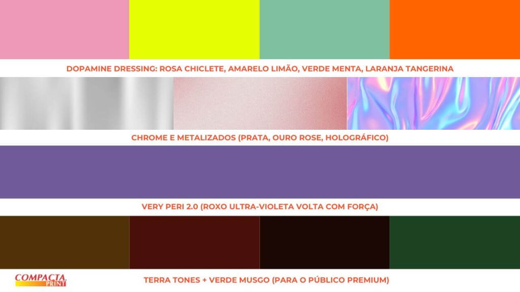 Paletas de cores emergentes Paletas de cores emergentes