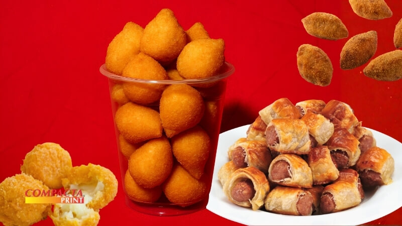 Variações criativas de “salgados no copo” para ampliar o cardápio