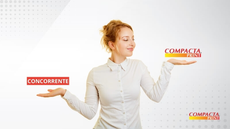 Capacidade produtiva Compacta Print vs concorrentes