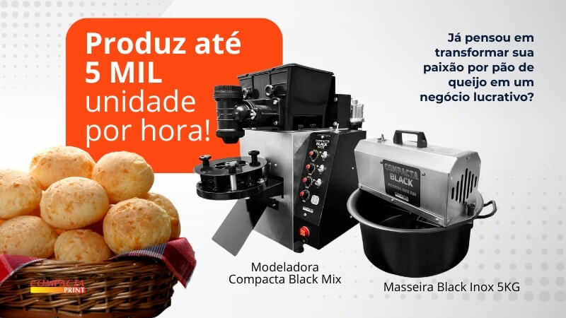 Máquina de Pão de Queijo Compacta Print O Salto Profissional (1)