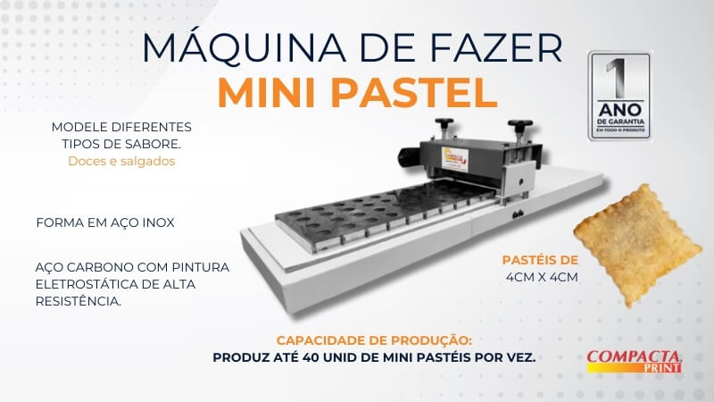 Por que investir em uma máquina de fazer pastel